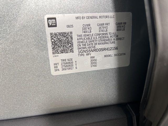 new 2025 Chevrolet Tahoe car, priced at $70,280