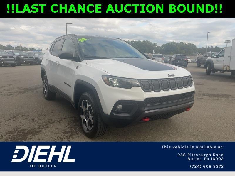 used 2022 Jeep Compass car, priced at $20,471