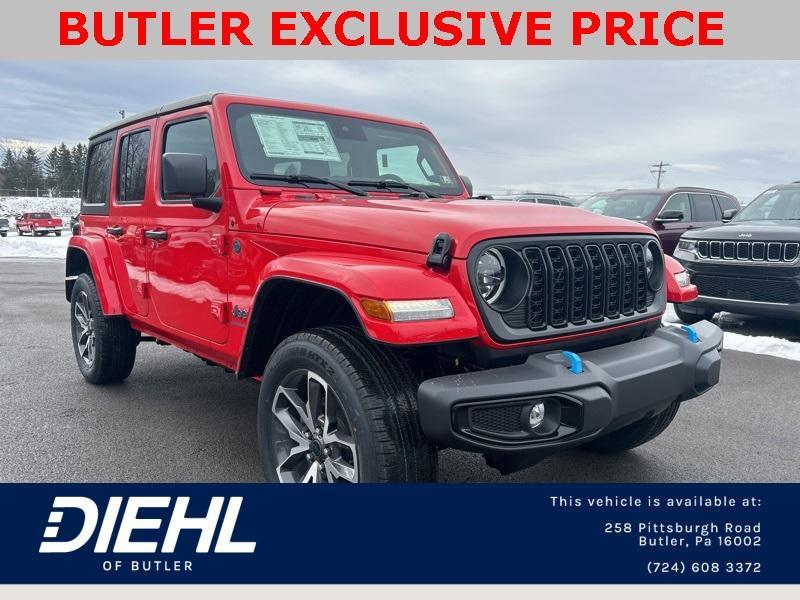 new 2024 Jeep Wrangler 4xe car, priced at $42,467