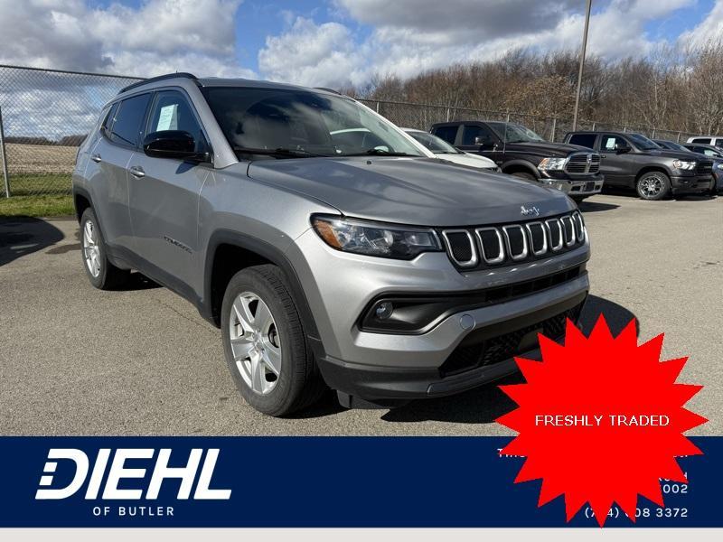 used 2022 Jeep Compass car, priced at $22,371