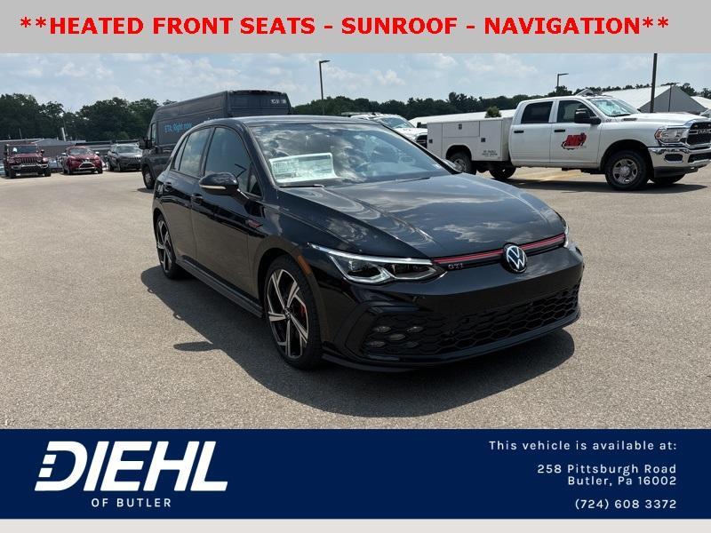 new 2024 Volkswagen Golf GTI car, priced at $34,599