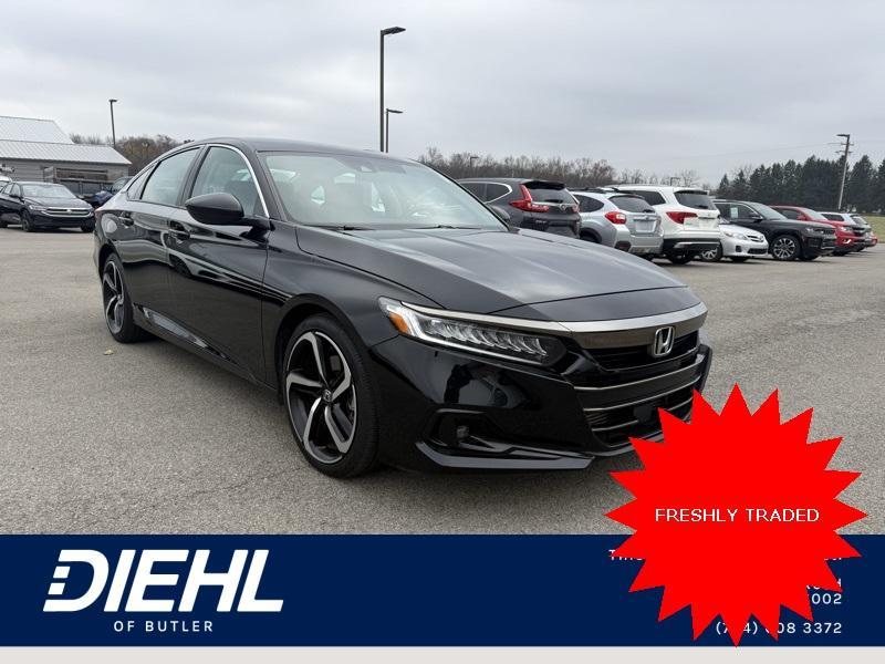 used 2021 Honda Accord car, priced at $23,671