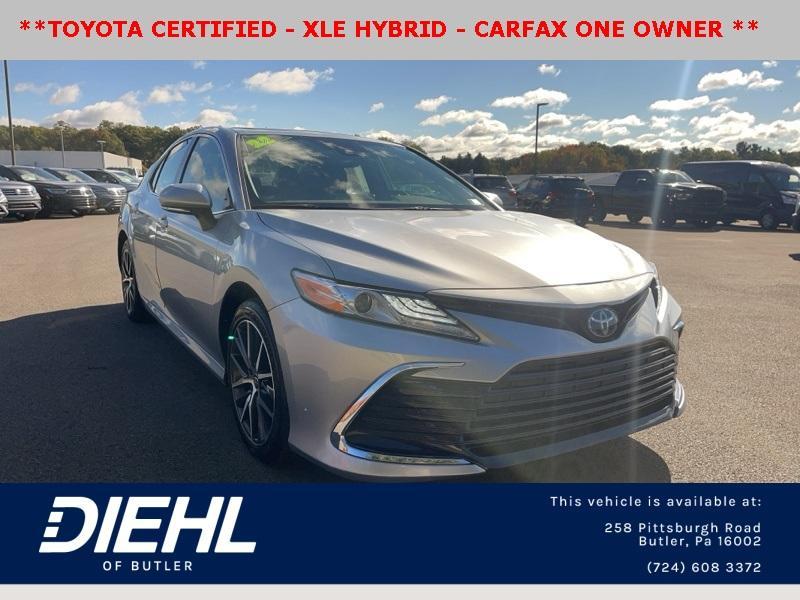 used 2022 Toyota Camry Hybrid car, priced at $28,130