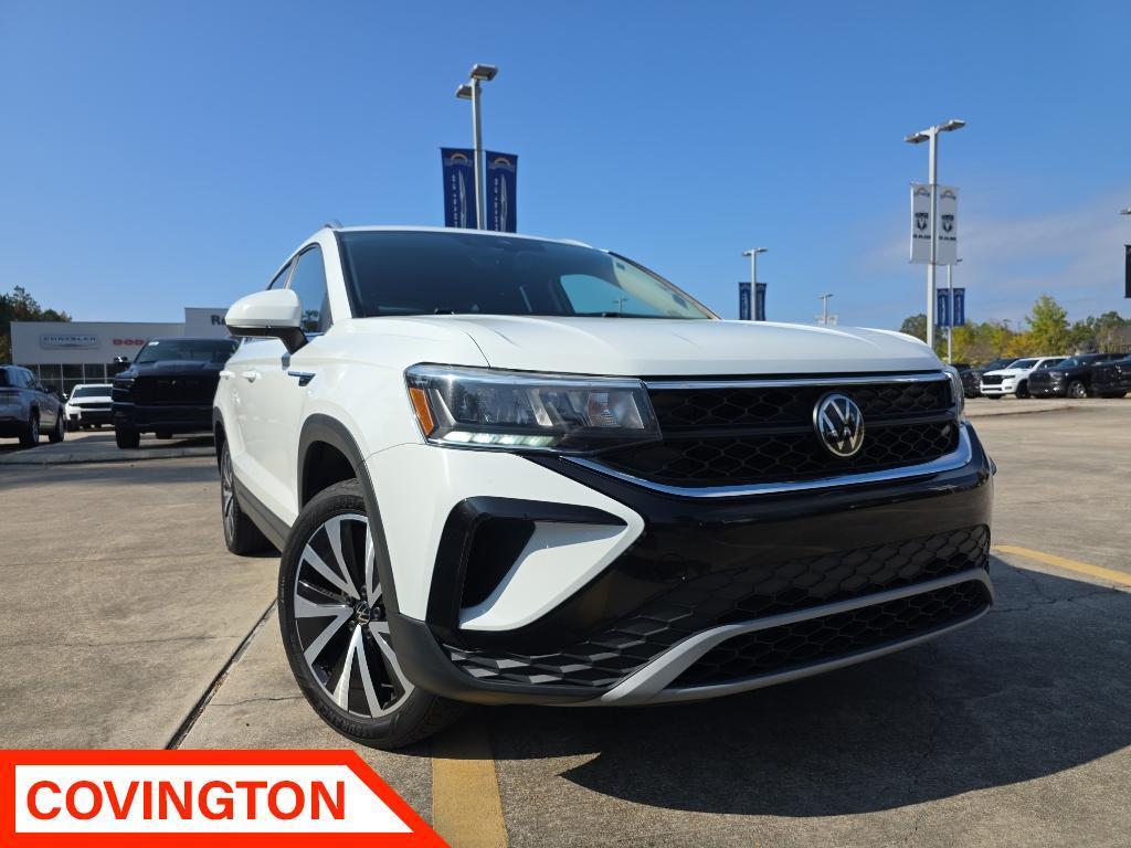 used 2024 Volkswagen Taos car, priced at $18,995