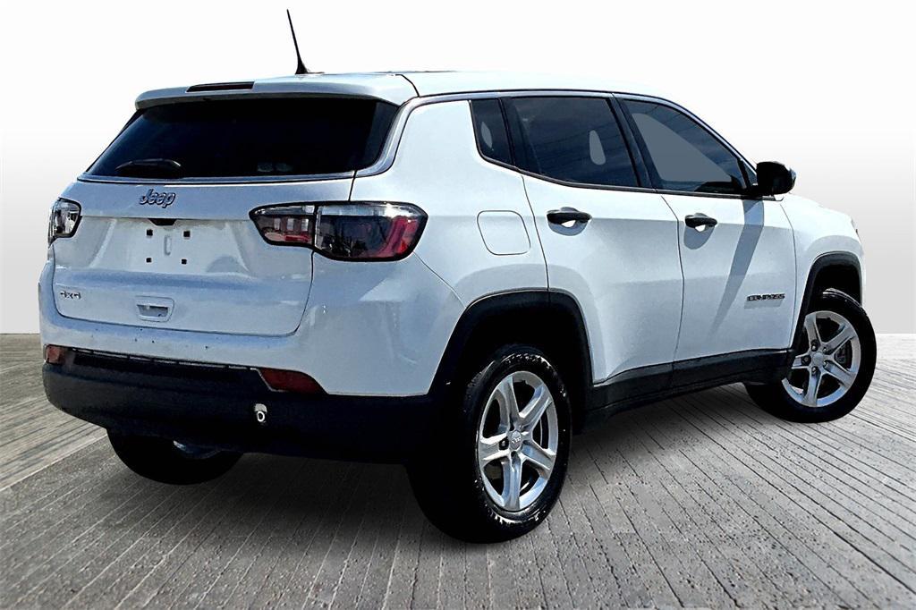 used 2024 Jeep Compass car, priced at $19,495