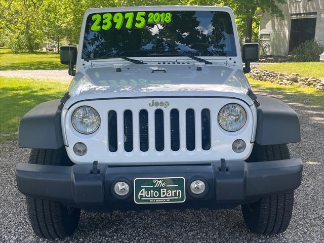 used 2018 Jeep Wrangler JK Unlimited car, priced at $20,975