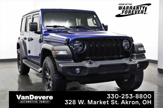 used 2020 Jeep Wrangler Unlimited car, priced at $29,795