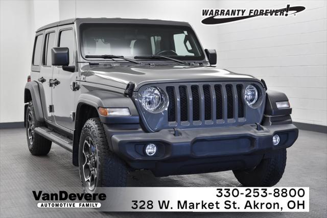 used 2021 Jeep Wrangler Unlimited car, priced at $29,843