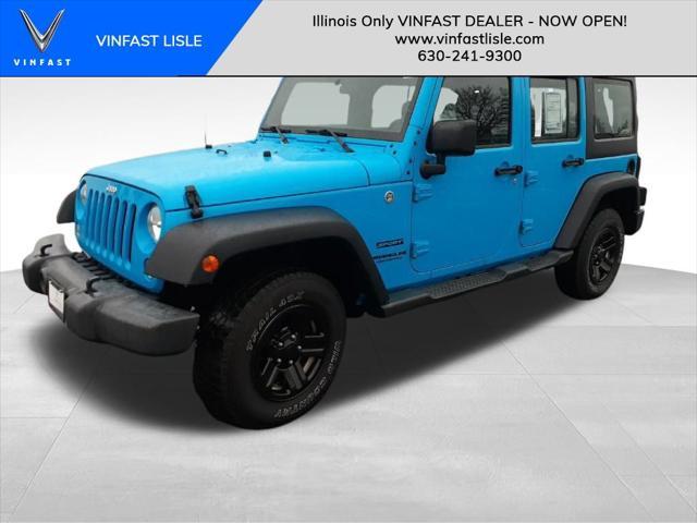 used 2017 Jeep Wrangler Unlimited car, priced at $20,635