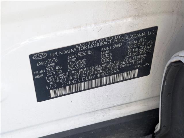 used 2017 Hyundai Santa Fe Sport car, priced at $10,550