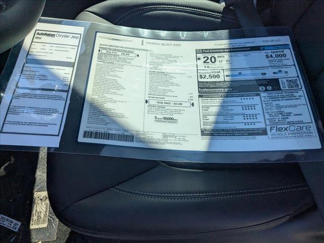 new 2026 Chrysler Pacifica car, priced at $50,479