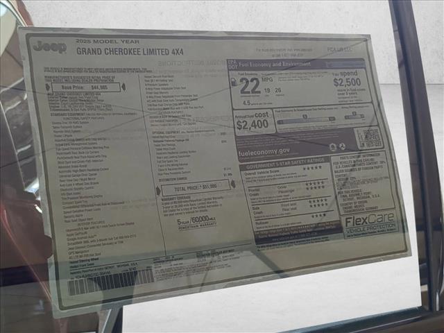 new 2025 Jeep Grand Cherokee car, priced at $47,574