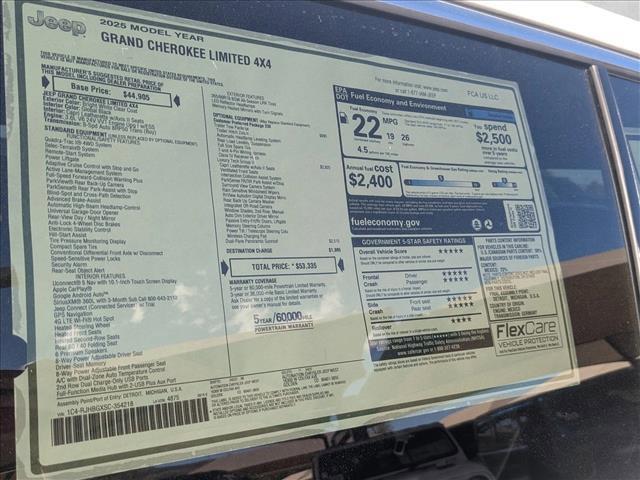 new 2025 Jeep Grand Cherokee car, priced at $49,671