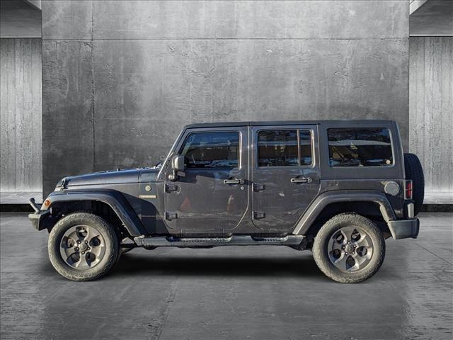 used 2017 Jeep Wrangler Unlimited car, priced at $19,390