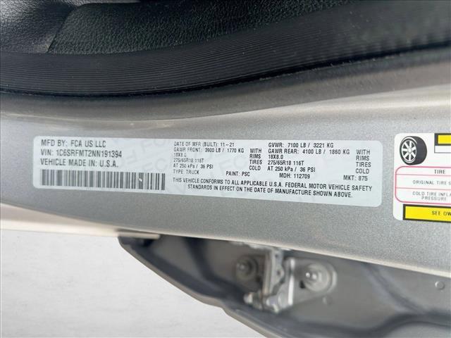 used 2022 Ram 1500 car, priced at $22,450