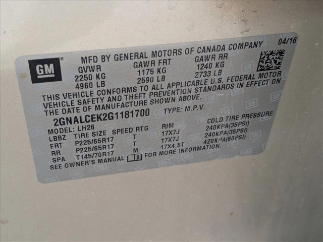 used 2016 Chevrolet Equinox car, priced at $9,790