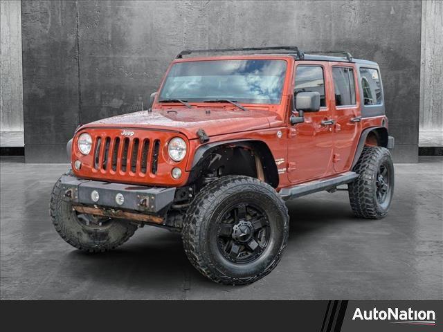 used 2014 Jeep Wrangler Unlimited car, priced at $19,949