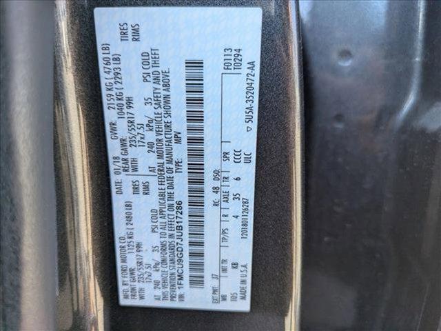used 2018 Ford Escape car, priced at $10,680