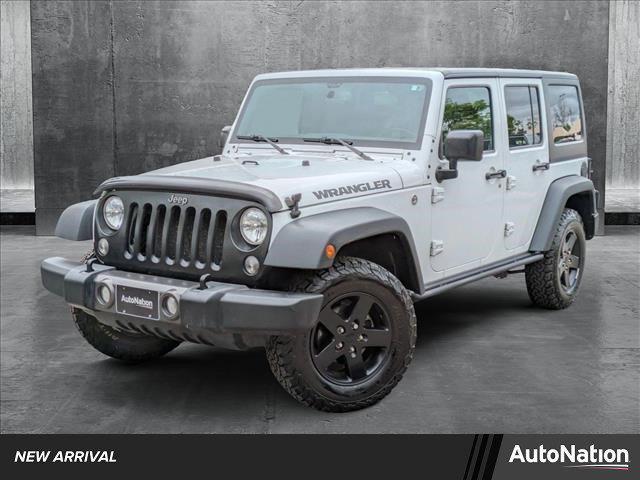 used 2016 Jeep Wrangler Unlimited car, priced at $20,390