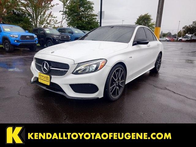 used 2018 Mercedes-Benz AMG C 43 car, priced at $27,998