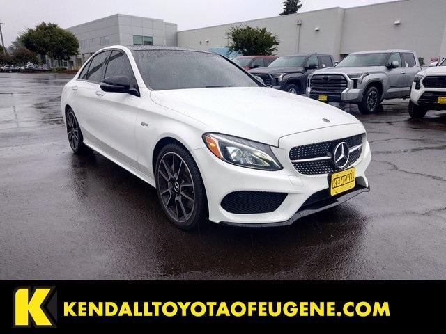 used 2018 Mercedes-Benz AMG C 43 car, priced at $27,998