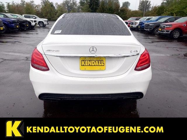 used 2018 Mercedes-Benz AMG C 43 car, priced at $27,998