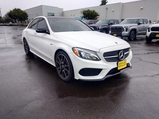 used 2018 Mercedes-Benz AMG C 43 car, priced at $29,998