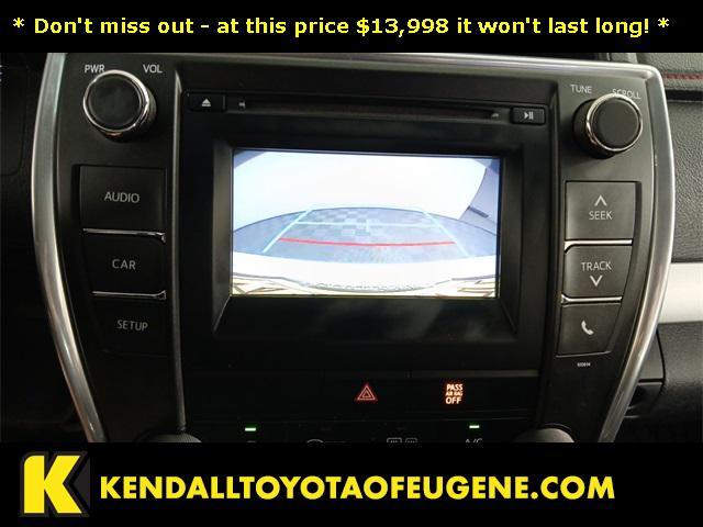 used 2016 Toyota Camry car, priced at $13,998