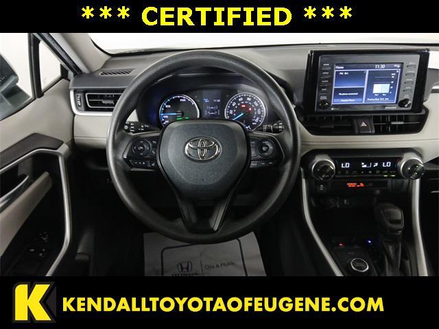used 2021 Toyota RAV4 Hybrid car, priced at $27,547