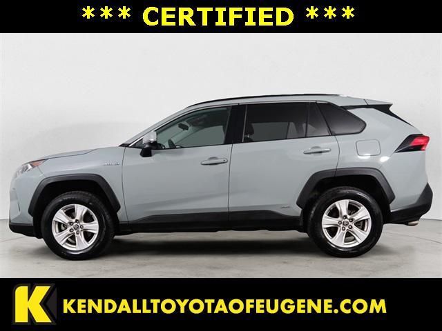 used 2021 Toyota RAV4 Hybrid car, priced at $27,547