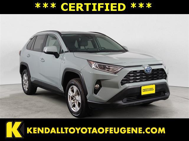 used 2021 Toyota RAV4 Hybrid car, priced at $27,547