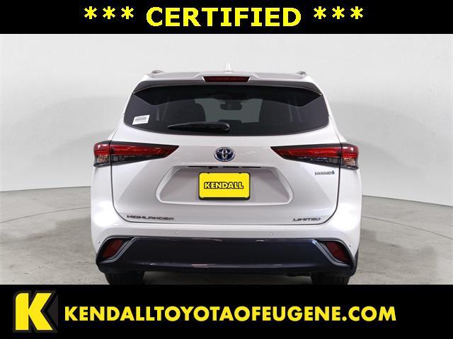 used 2023 Toyota Highlander Hybrid car, priced at $46,998