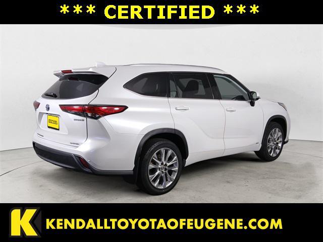 used 2023 Toyota Highlander Hybrid car, priced at $46,998