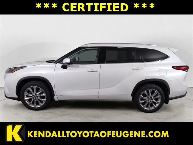 used 2023 Toyota Highlander Hybrid car, priced at $46,998