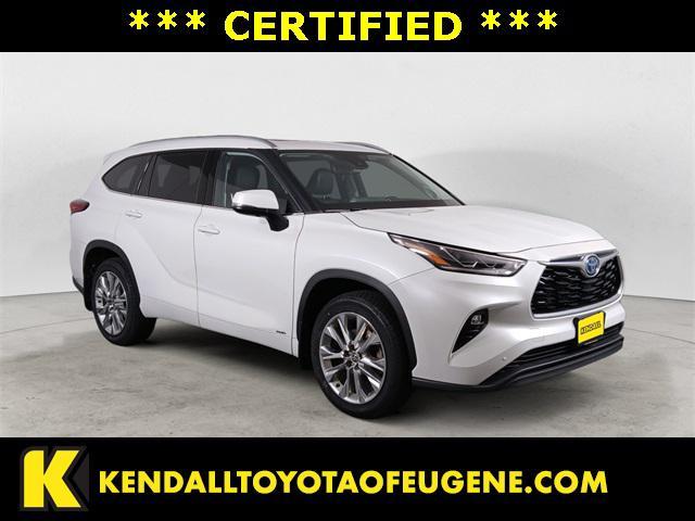 used 2023 Toyota Highlander Hybrid car, priced at $46,998