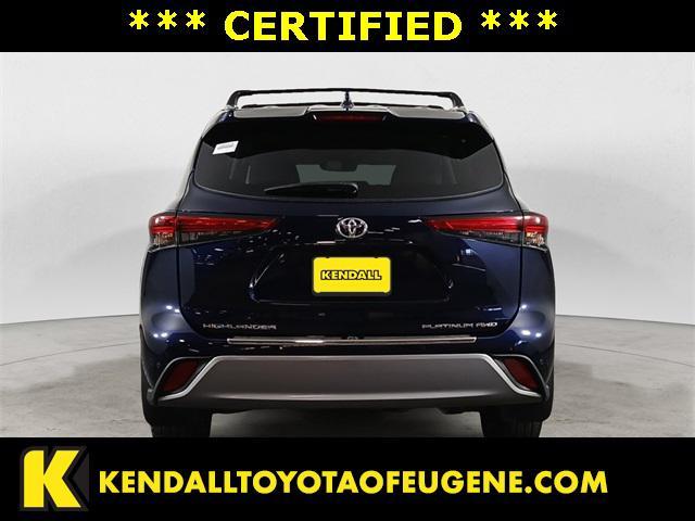 used 2022 Toyota Highlander car, priced at $42,342
