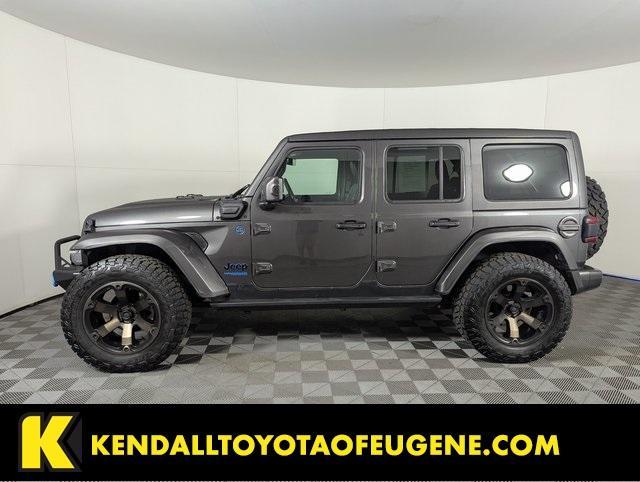 used 2021 Jeep Wrangler Unlimited 4xe car, priced at $33,998