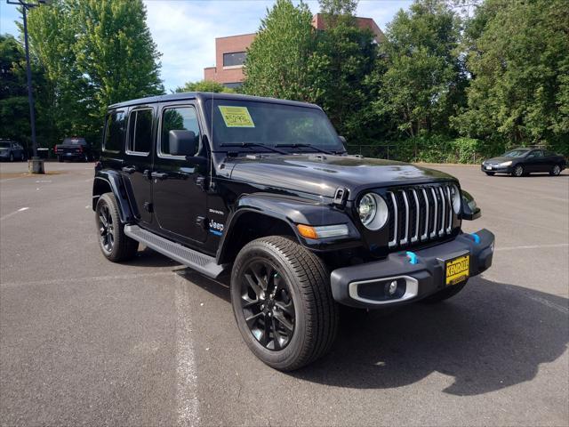 used 2022 Jeep Wrangler Unlimited 4xe car, priced at $34,998