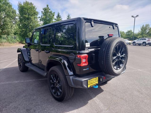 used 2022 Jeep Wrangler Unlimited 4xe car, priced at $34,998