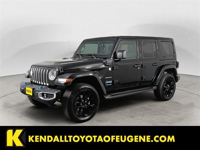 used 2022 Jeep Wrangler Unlimited 4xe car, priced at $34,998