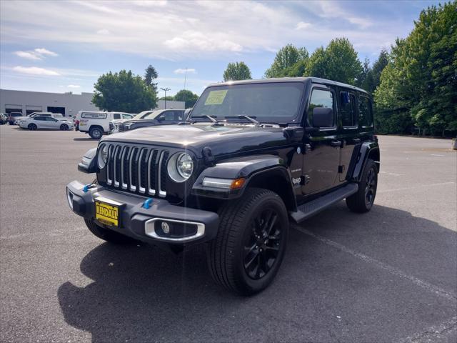 used 2022 Jeep Wrangler Unlimited 4xe car, priced at $34,998