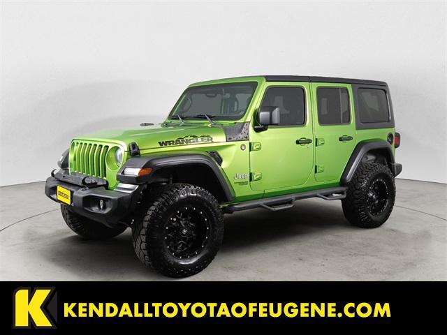used 2018 Jeep Wrangler Unlimited car, priced at $24,998