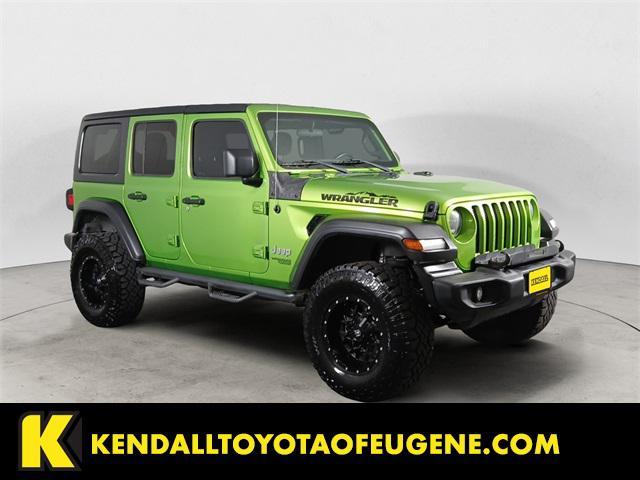 used 2018 Jeep Wrangler Unlimited car, priced at $24,998
