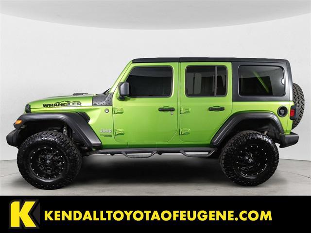 used 2018 Jeep Wrangler Unlimited car, priced at $24,998