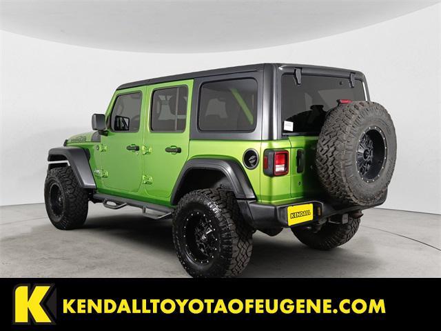 used 2018 Jeep Wrangler Unlimited car, priced at $24,998