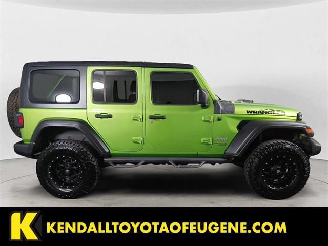 used 2018 Jeep Wrangler Unlimited car, priced at $24,998