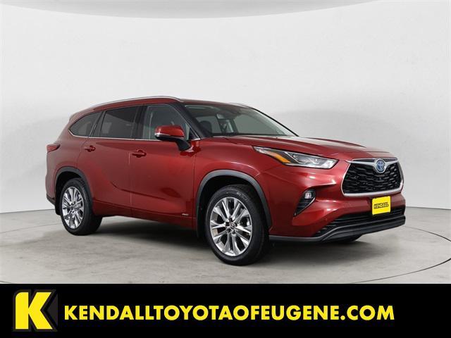 used 2022 Toyota Highlander Hybrid car, priced at $46,998