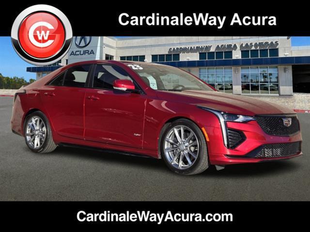 used 2023 Cadillac CT4-V car, priced at $42,997