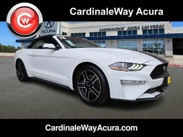 used 2018 Ford Mustang car, priced at $14,497