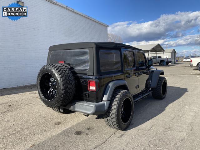 used 2018 Jeep Wrangler Unlimited car, priced at $18,485